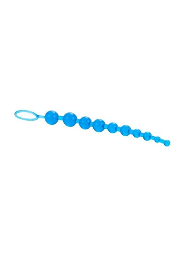 X 10 Anal Beads - Blue - Image 4