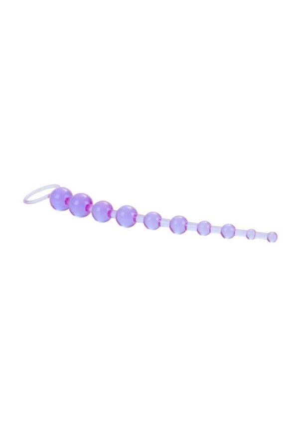 X 10 Anal Beads - Purple - Image 3