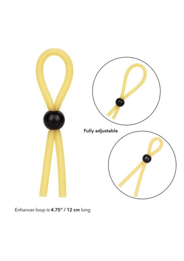 The Lasso Adjustable Cock Tie - Vanilla - Image 4