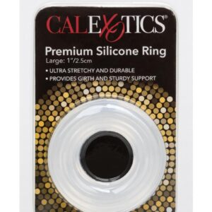 Premium Silicone Cock Ring - Large - Clear