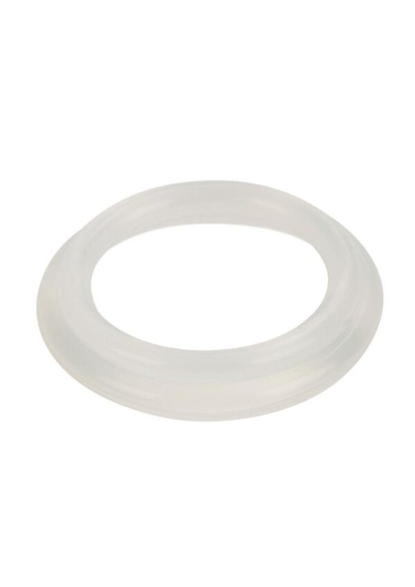 Silicone Rings Cock Rings - Clear - 2 Per Set - Image 3