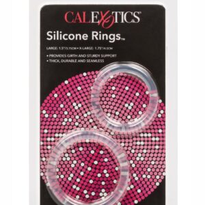 Silicone Rings Cock Rings - Clear - 2 Per Set