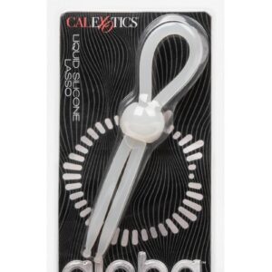 Alpha Liquid Silicone Lasso Cock Tie - Natural White