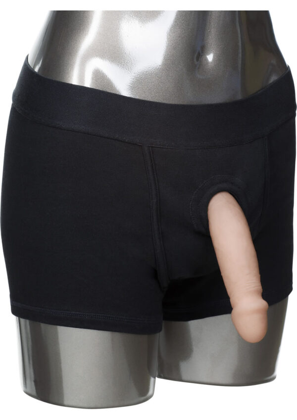 Packer Gear Boxer Brief Harness - L/XL - Black - Image 2