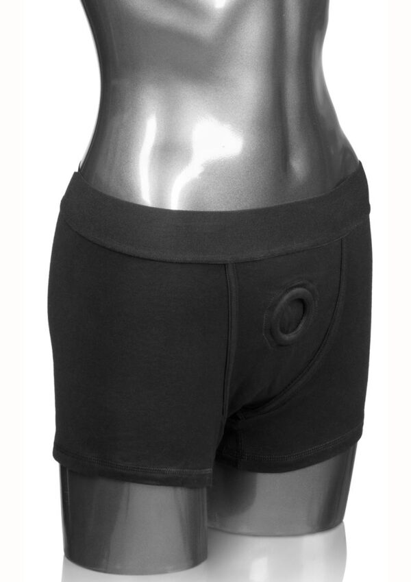 Packer Gear Boxer Brief Harness -XL/2XL - Black - Image 2