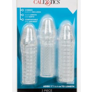 3 Piece Extension Kit Textured 6in Each - Clear
