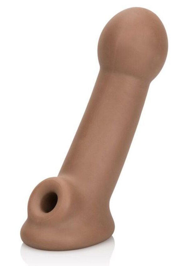 Ultimate Extender Penis Sleeve 6.25in - Chocolate - Image 2