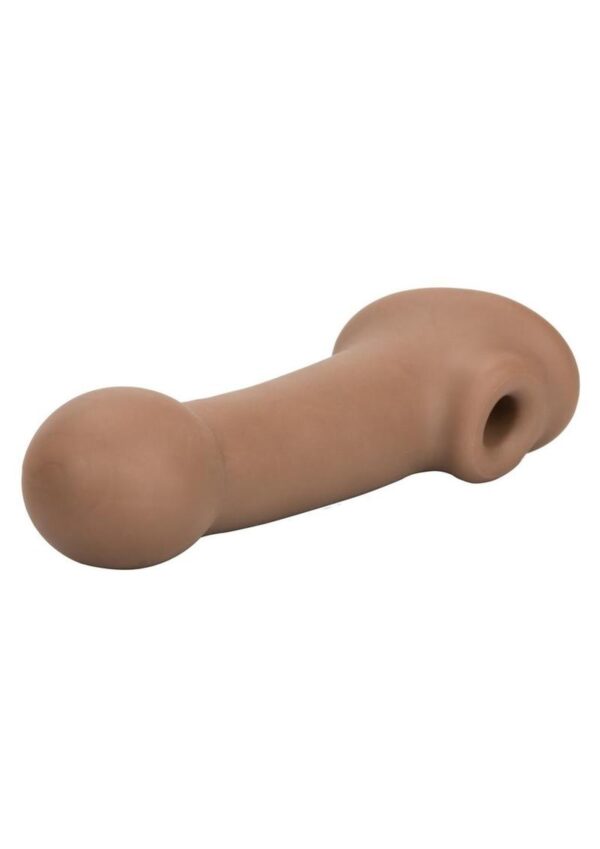 Ultimate Extender Penis Sleeve 6.25in - Chocolate - Image 3