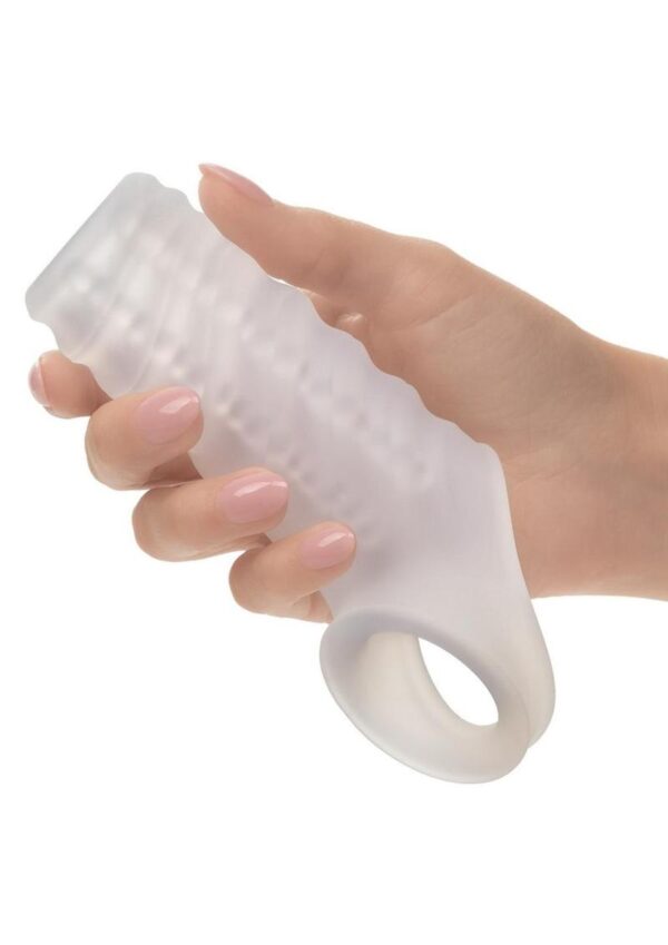 Performance Maxx Liquid Silicone Reversible Sleeve - Clear - Image 4