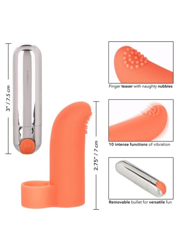 Intimate Play Rechargeable Finger Tickler - Vanilla - Image 4