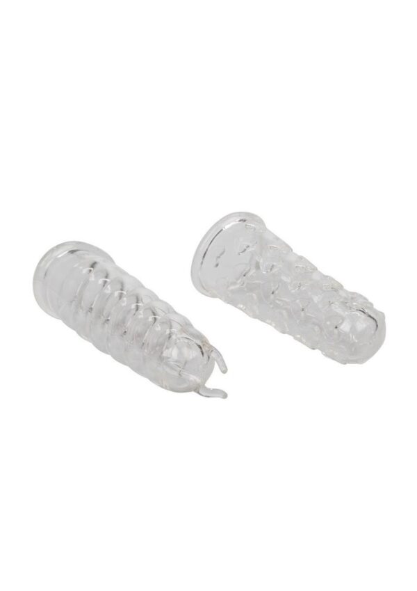 Intimate Play Finger Teasers Silicone Finger Massagers - Clear - Image 3