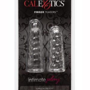 Intimate Play Finger Teasers Silicone Finger Massagers - Clear