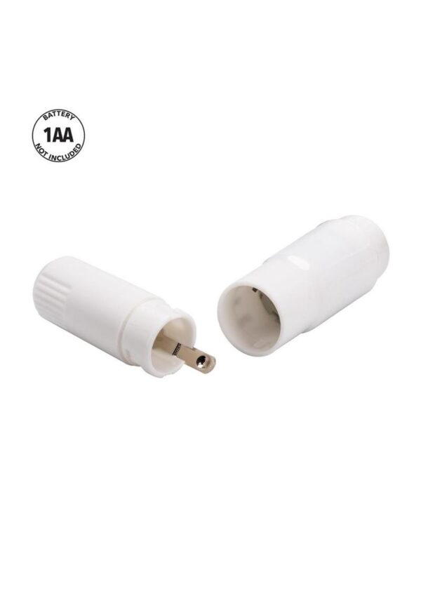 Compact Personal Travel Massager with 4 Interchangeable Heads - White - Image 4