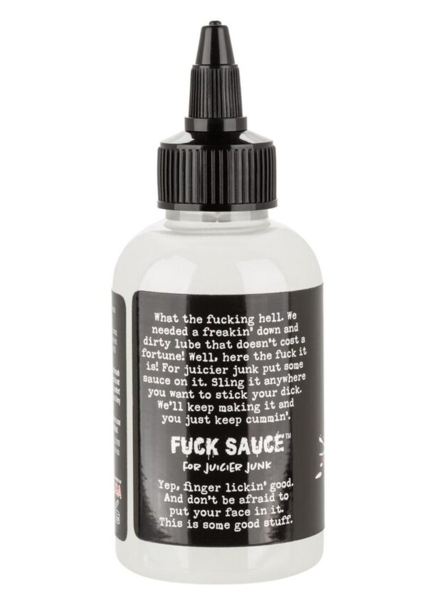 Fuck Sauce Cum Unscented Hybrid Lubricant 4oz - Image 2