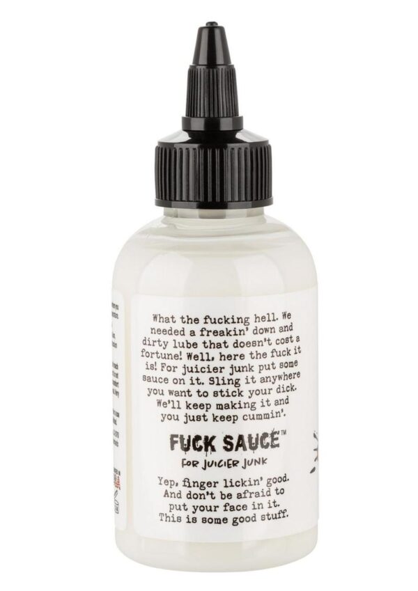 Fuck Sauce Cum Scented Water Based Lubricant 4oz. - Image 2