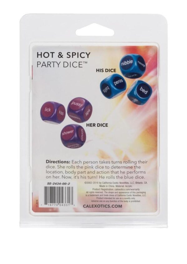 Hot and Spicy Party Dice - Multicolored - Image 4