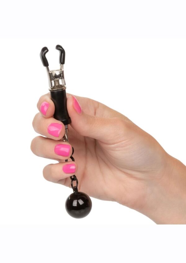 Nipple Grips Weighted Twist Nipple Clamps - Black - Image 3