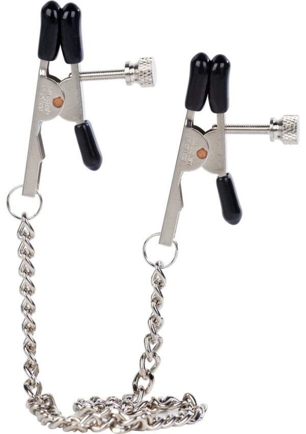 Nipple Play Bull Nose Nipple Clamps Non-Piercing - Silver - Image 2