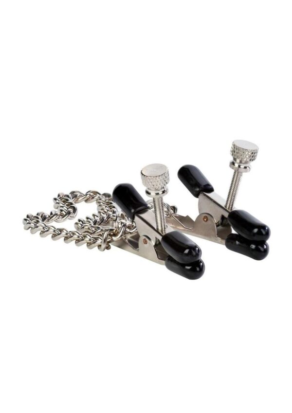 Nipple Play Bull Nose Nipple Clamps Non-Piercing - Silver - Image 3