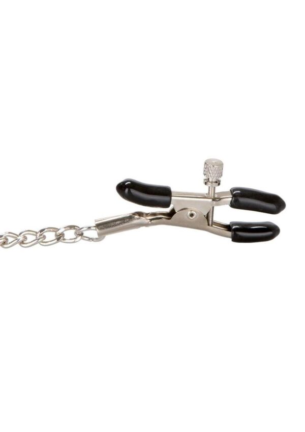 Nipple Play Triple Intimate Nipple and Clitoral Clamps - Silver - Image 4