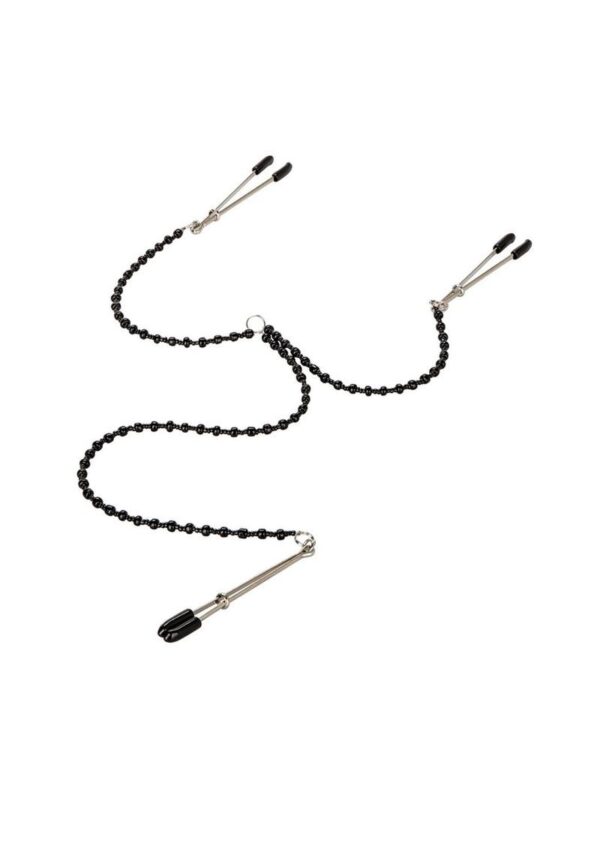 Nipple Play Tweezer Intimate Nipple and Clitoral Clamps - Silver - Image 3