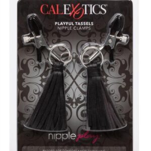 Nipple Play Playful Tassels Nipple Clamps - Black