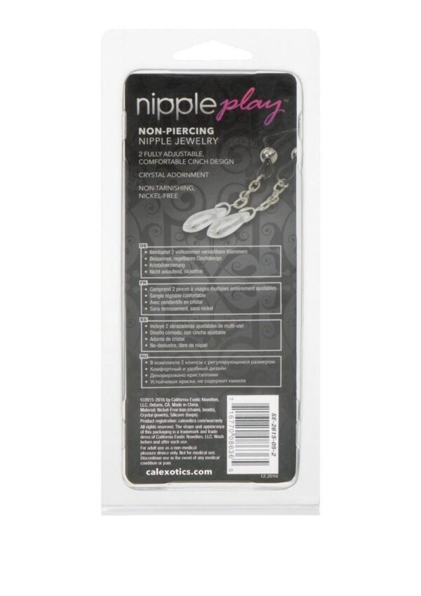 Nipple Play Non-Piercing Nipple Jewelry - Crystal - Image 3