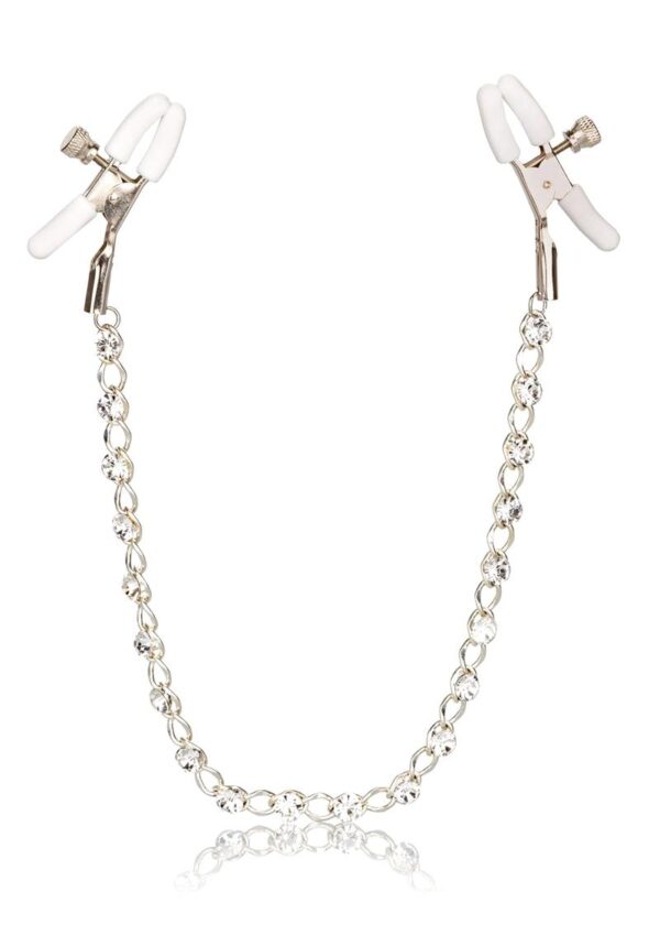 Nipple Play Crystal Chain Nipple Clamp Adjustable - Image 2