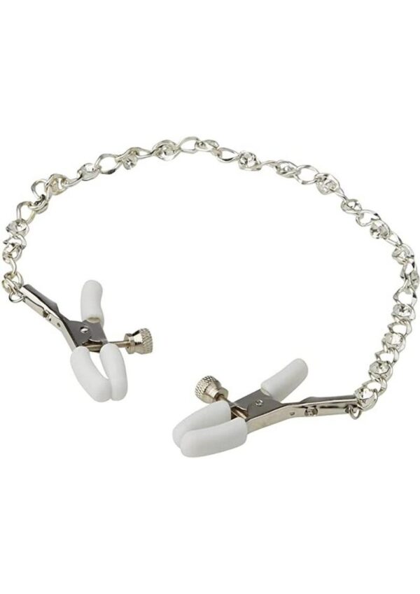 Nipple Play Crystal Chain Nipple Clamp Adjustable - Image 3