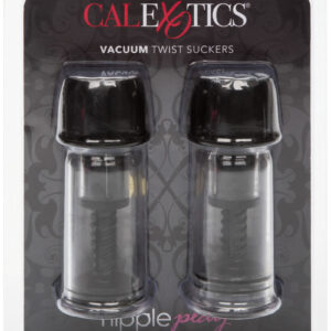 Nipple Play Vacuum Twist Suckers Black