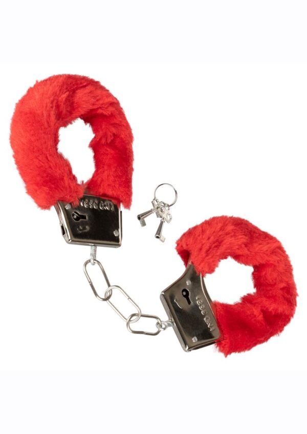 Playful Furry Cuffs - Red - Image 2