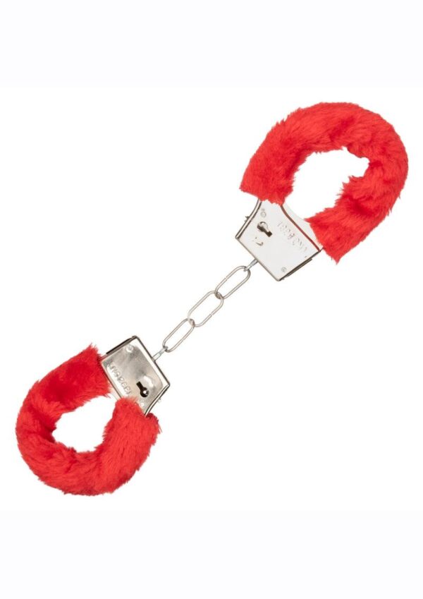 Playful Furry Cuffs - Red - Image 3