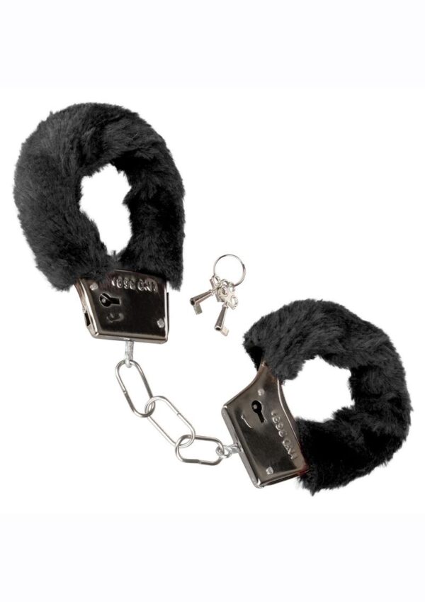 Playful Furry Cuffs - Black - Image 2