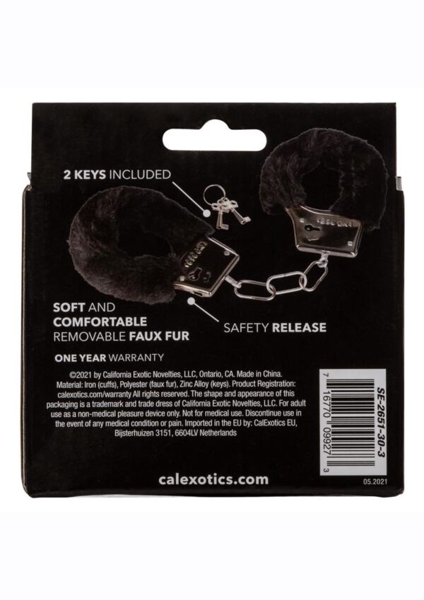 Playful Furry Cuffs - Black - Image 4