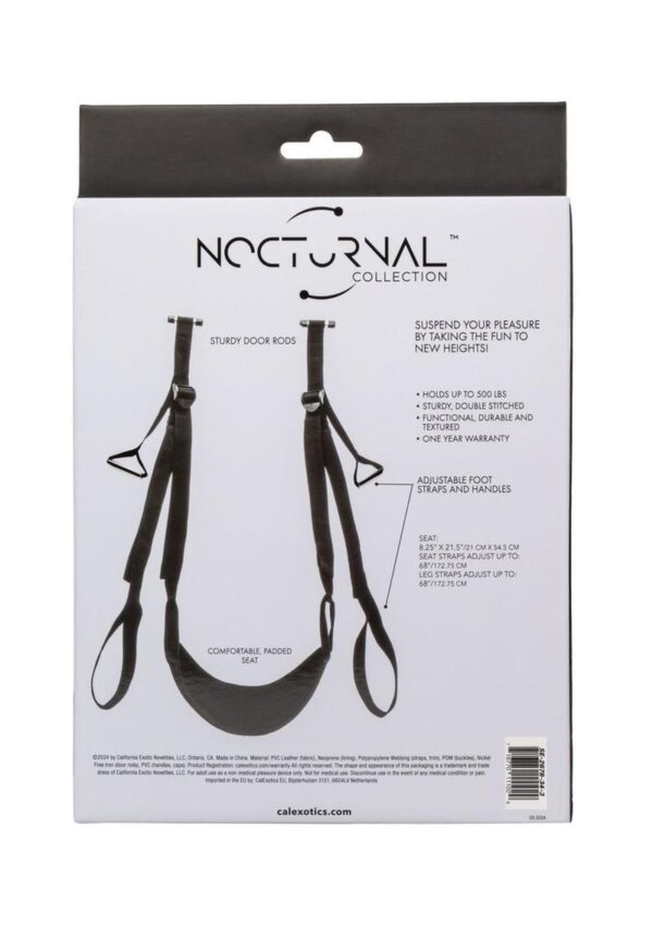 Nocturnal Collection Sex Swing - Black - Image 3