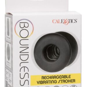 Boundless Rechargeable Vibrating Stroker - Black