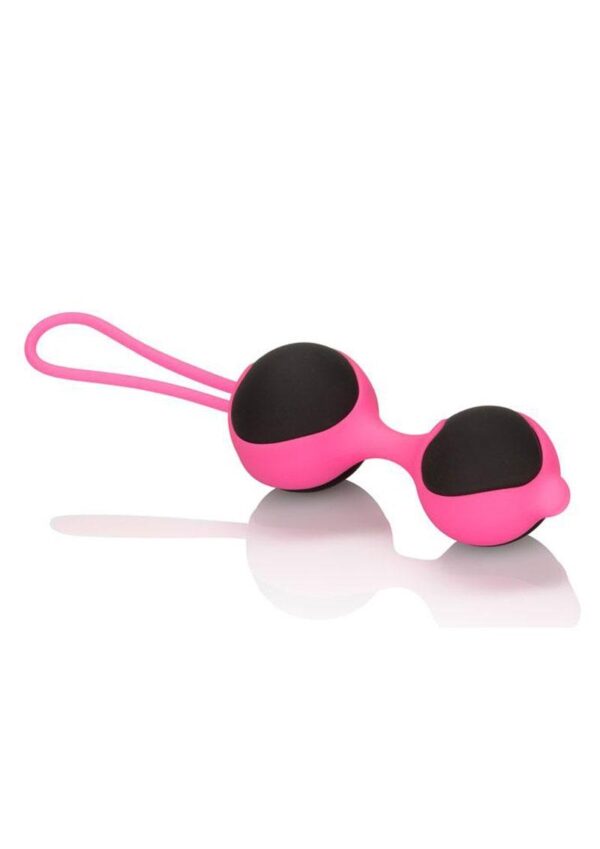 Cocolicious Silicone Trainer Kegel Balls - Black/Pink - Image 2