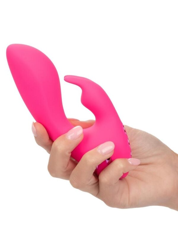 California Dreaming So. Cal Sunshine Rechargeable Silicone Rabbit Vibrator - Pink - Image 4
