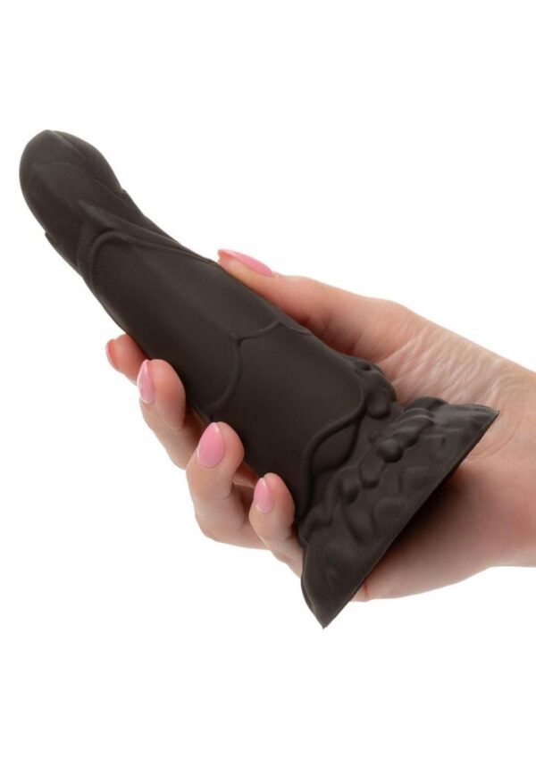 Monster Dong The Vampire Silicone Dildo 9in - Black - Image 4