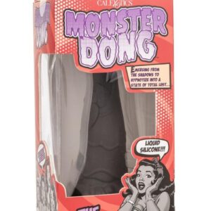 Monster Dong The Vampire Silicone Dildo 9in - Black