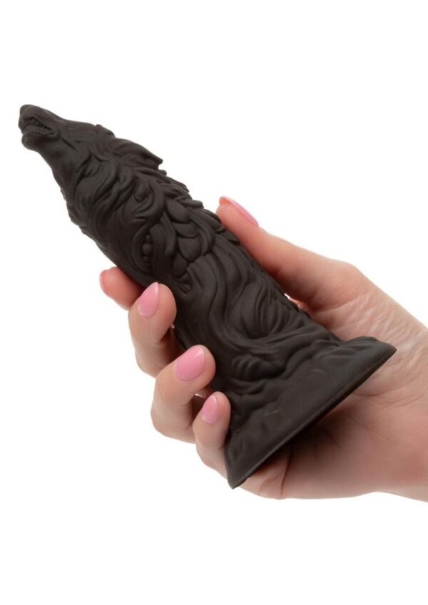Monster Dong The Werewolf Silicone Dildo 9in - Black - Image 4