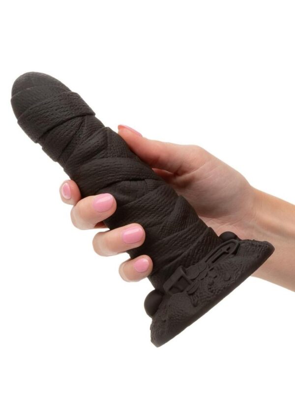 Monster Dong The Mummy Silicone Dildo - Black - Image 4