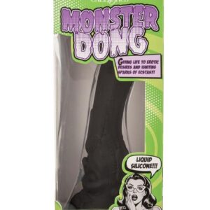 Monster Dong Frankenstein`s Monster Silicone Dildo - Black