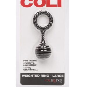 COLT Weighted Ring Large Silicone - Black