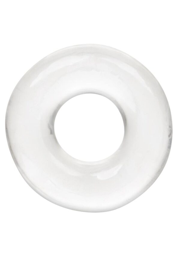Foil Pack XL Cock Ring - Clear - Image 2