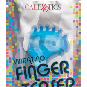 Foil Pack Vibrating Finger Teaser - Blue