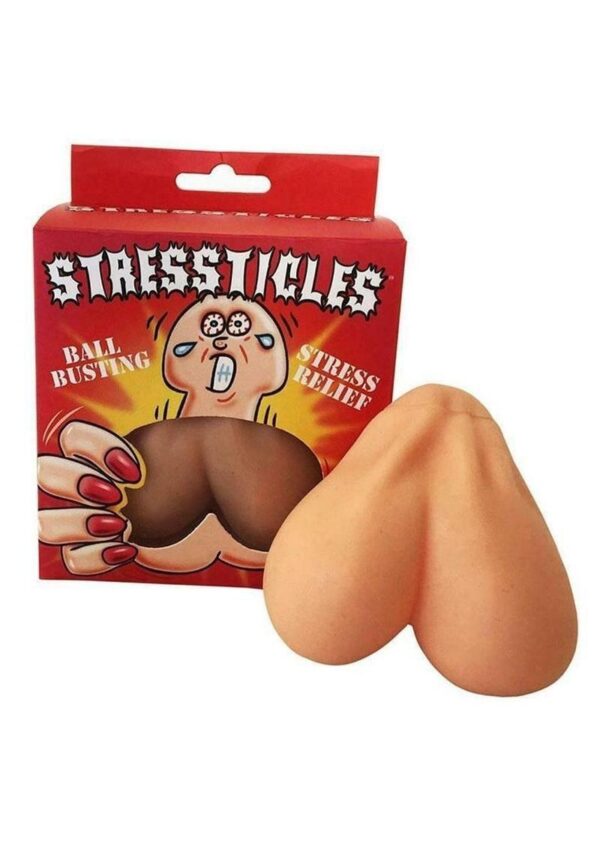 Stressticles! Novelty Stress Balls - Vanilla - Image 3