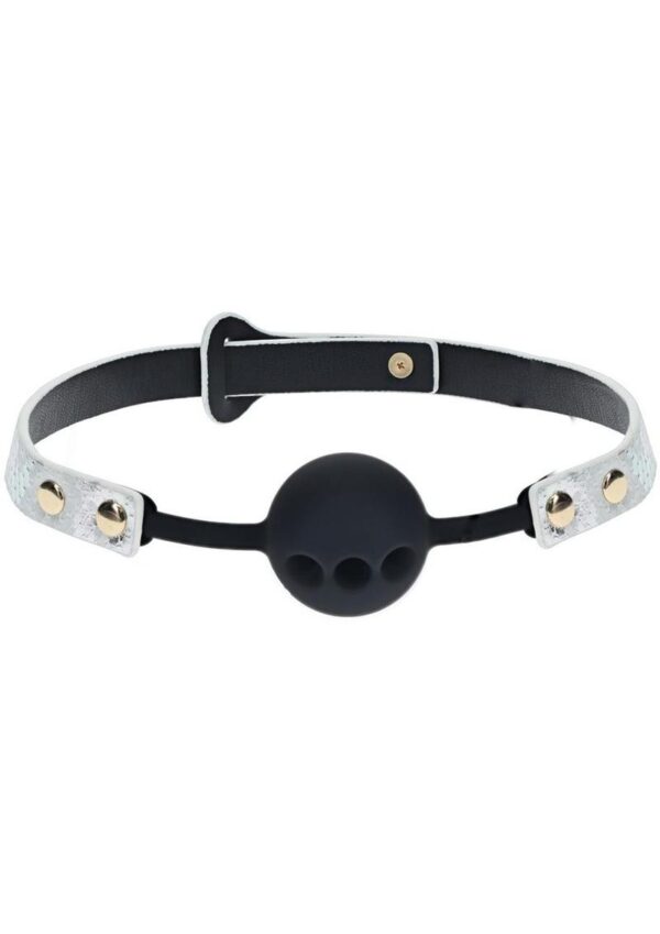 Ouch! Florence Collection Silicone Ball Gag - White - Image 2