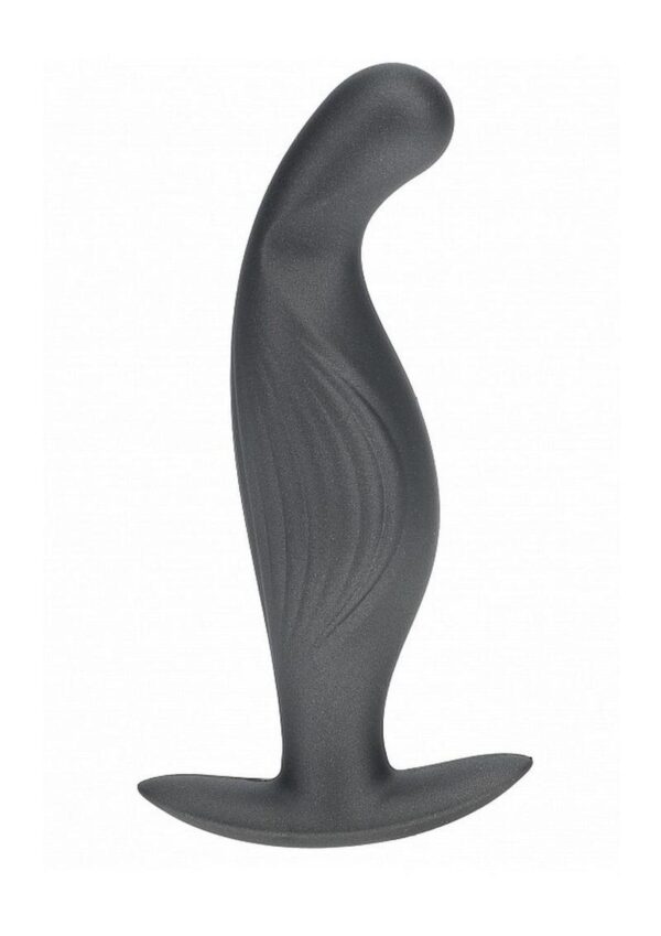 Ouch! P-Spot Anal Plug Silicone - Gun Metal - Image 2
