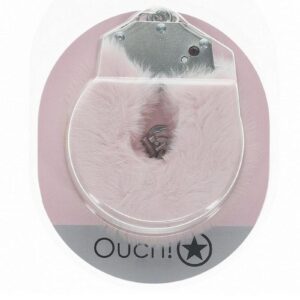 Ouch! Heavy-Duty Fluffy Handcuffs - Powder Pink